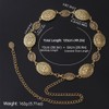 Metal Chain Belt for Women Cowgirl Western Country Chain Belts