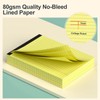 PINJINGPRO 8 Pack Yellow Legal Pads 5x8 Small Note Pads