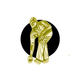 s11 bowler crown green bowls CHROME GOLD COLOURED English Pewter on an Air Freshener fits on a Vent Clip Kit Decoration