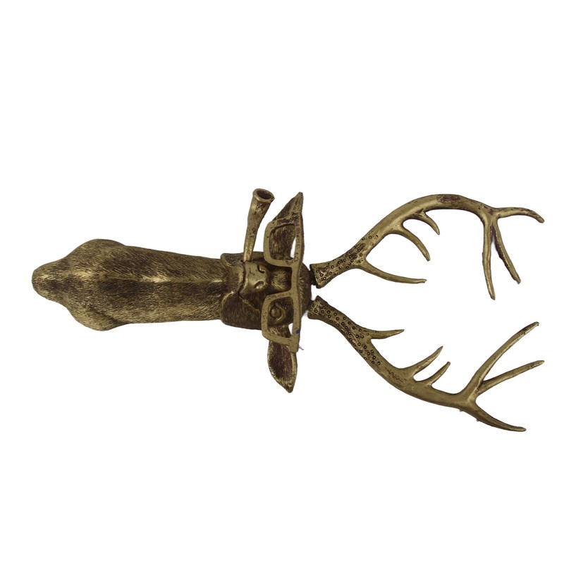 Home Decor Waterproof Bronzed Resin Animal Hanging Sculpture Sunscreen Animal