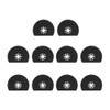 10Pcs Oscillating Saw Blades 80mm/3.1inch High Carbon Steel Semicircle Oscillating