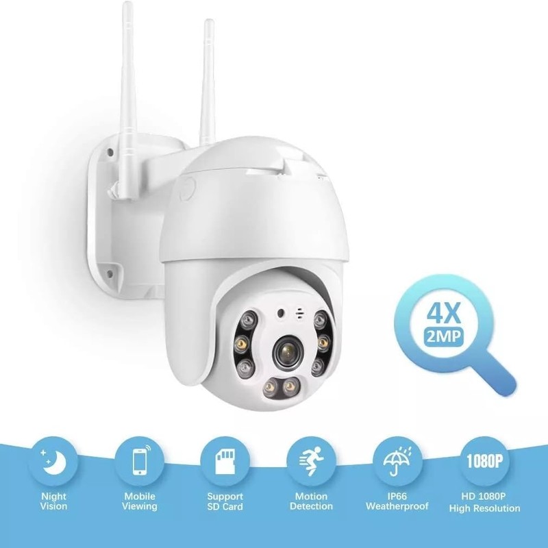 Outdoor WiFi Dome Security 2MP/3MP/5MP Camera – Full HD 1080P,