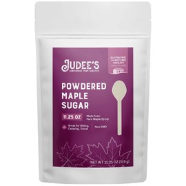 Judee’s Powdered Maple Sugar 11.25 oz - Confectioners Sugar from Maple Syrup - 100% Non-GMO, Gluten-Free, and Nut-Free - Great for Baking, Frosting, and Dusting