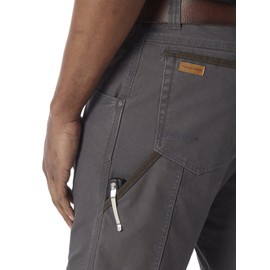 Wrangler Riggs Workwear Men's Straight Leg Utility Pant, Pinstripe Gray, 32W x 32L