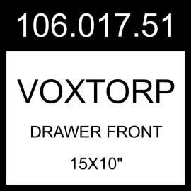 IKEA VOXTORP Drawer Front High Gloss Dark Gray-brown  15x10" 106.017.51