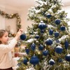 Velvet Hanging Ball Ornaments Set for Christmas Tree