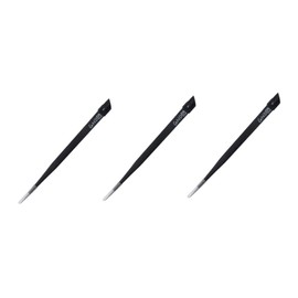 OSALADI 3pcs Nail Art Tweezers Stainless Steel Rhinestone Clip Drill Tool Easy to Use for Diy Manicure Gems Picker