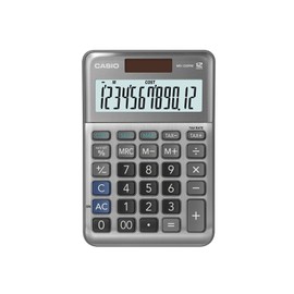 CASIO MS-120FM Desk Calculator 12-Digit, Metal Front, Tax, Cost/Sell/Margin