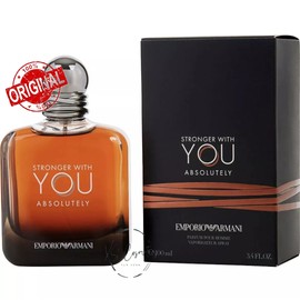 Emporio Armani Stronger With You ABSOLUTELY 3.4oz.Parfum Spray New in Sealed Box