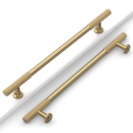 Coinkoly 10 Pack 7-1/2''(192mm) Champagne Bronze Cabinet Pulls Kitchen Champagne Gold Cabinet Handles for Cabinets Drawer Hardware for Cupboard CK0083