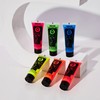UV Glow Neon Face and Body Paint Set of 6