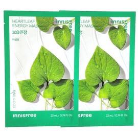 Innisfree Houttuynia Cordata Energy Mask 22ml x 2 / 어성초 에너지 마스크 22ml x2개