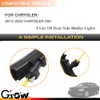 GSOWO 2 PCS Side Marker Light Pigtail Connector Wires for