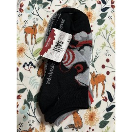 High Point Designs SAW BILLY Jigsaw 5 Pairs Women’s Ankle Socks HORROR NEW Sock Size 9-11