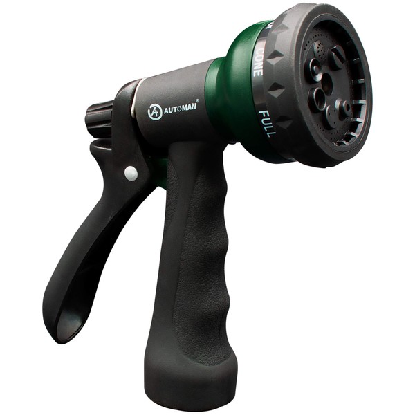 AUTOMAN AUTOMAN-Garden-Hose-Nozzle, ABS Water Spray Nozzle with 7 Adjustable Watering
