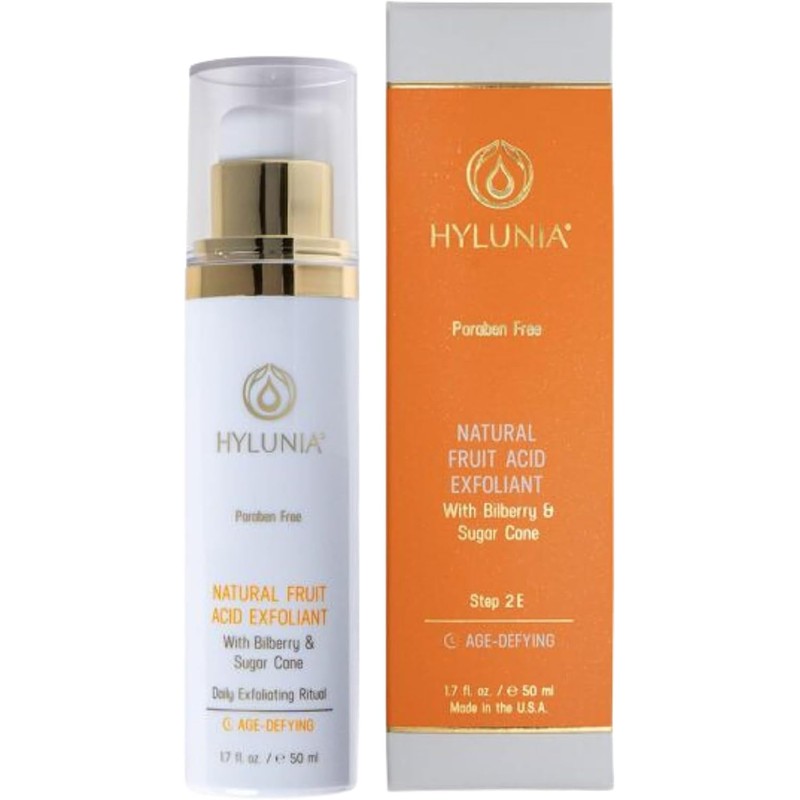 Hylunia Natural Fruit Acid Exfoliant With Bilberry & Sugar Cane