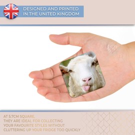 Destination Vinyl ltd Fridge Magnet - Cute Funny Sheep Animals Farmer Farm 8553