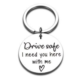Christmas Gifts for Boyfriend Husband, Drive Safe Keychain for Boyfriend, Stocking Stuffers for Men, Funny Valentines Day Gift, Birthday Gifts for Boyfriend Husband from Girlfriend Wife