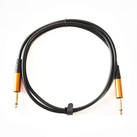 Fame Dual Shielded Instrument Cable 1.5m Straight / Straight High Quality Electric Guitar Cable Gold Plated Jack Plugs