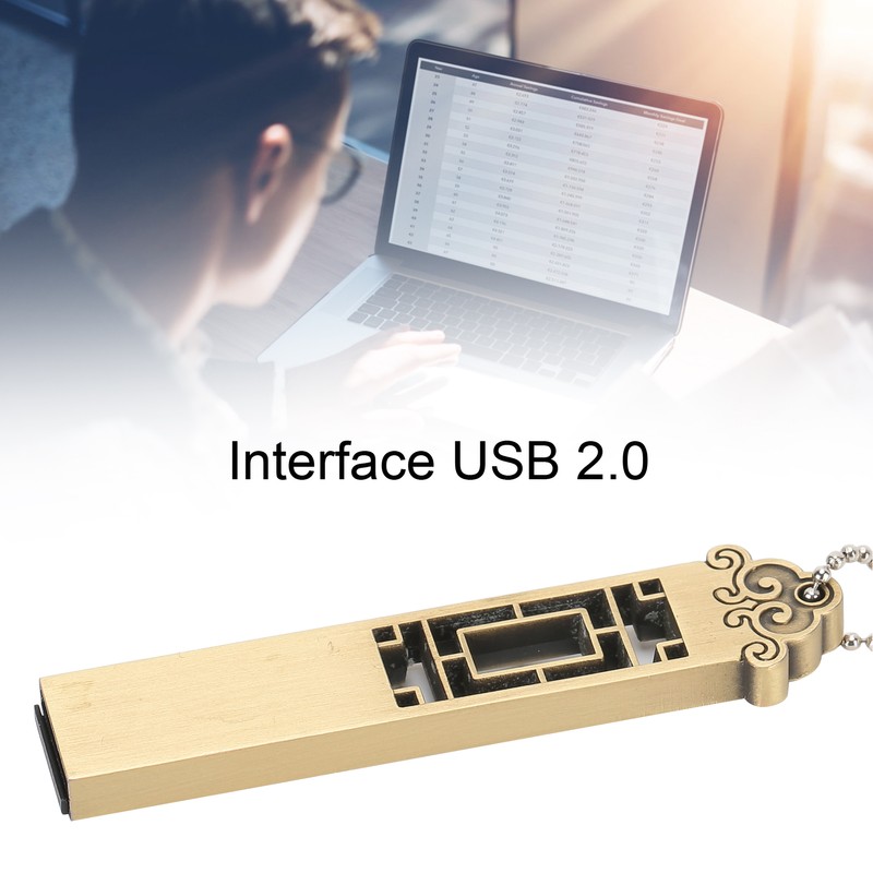 Waterproof USB 2.0 U Disk Aluminum Alloy Portable Safe Flash