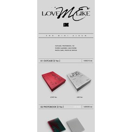 OMEGA X LOVE ME LIKE 2nd Mini Album Contents+Message PhotoCard+Tracking Kpop Sealed (RANDOM)
