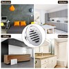 Zonon 36 Pcs 4 Inch Soffit Vents Round Vent Cover