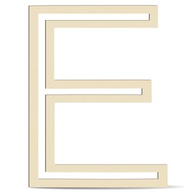Large Wooden Letters 14 inch for Wall Decor Crafts Big Wood Letter E 1/5 Inch Thick Unfinished Alphabet Cutouts Paintable Letters for DIY Wreath Home Party Wedding Baby Nursery Decorations