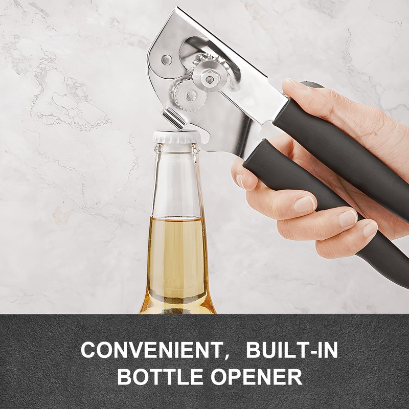 SHIKORI Commercial Can Opener,Hand Crank Can Opener Manual Heavy Duty