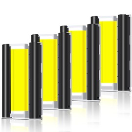 INKONSJOY 4-Pack Selphy CP1500 CP1300 Ink Cassette Compatible with Canon Selphy KP-108IN Color Ink Cartridges KP108 for CP1300 CP1500 CP1200 CP910 Wireless Compact Photo Printer(Without Paper)