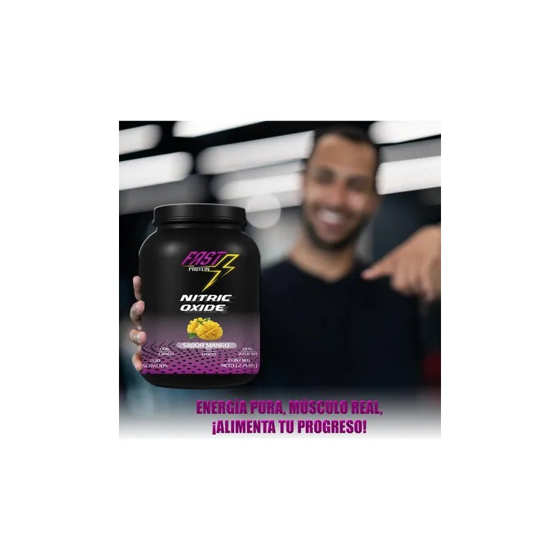 Óxido Nítrico Fast Suplement 1kg 200 Serv Varios Pre Entreno
