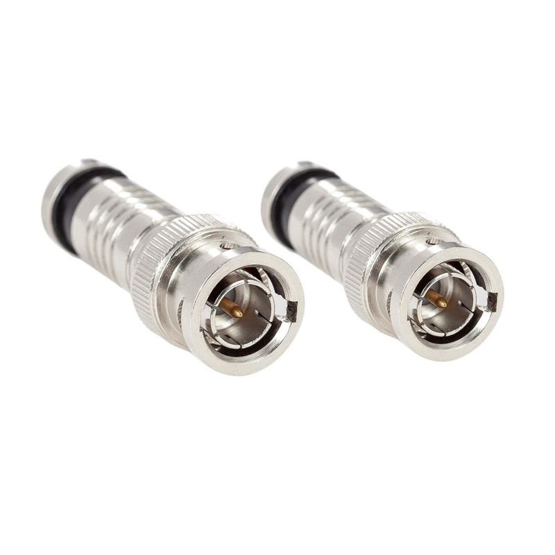 RG6 BNC Connectors, Ancable 5-Pack RG6 BNC Compression Connector for