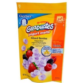 Gerber Graduates Yogurt Melts, Mixed Berry, 1 Ounce by Gerber Graduates