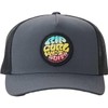RIP CURL Men's Wetsuit Icon Trucker Baseball Hat Washed Black