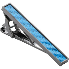 Tie Clips for Men Gold Silver Gun Black, TAIGRAMA Tie Bar and Tie Pin Carbon Fiber for Regular Ties and Skinny Ties, Unique Tie Clip Tie Clasp Suitable for Wedding Anniversary Business and Best Gift