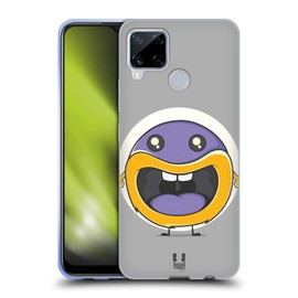 Head Case Designs Wide Mouth O Alphabet Monster Soft Gel Case Compatible With Realme C15