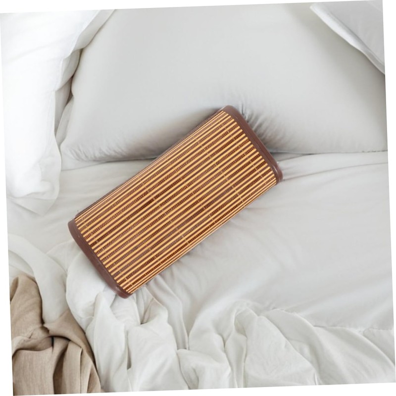 Ciieeo 2pcs Summer Pillow Hollow Bamboo Pillow Sauna Headrest Cooling