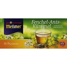 Meßmer Fenchel/Anis/Kümmel 25 TB, 50 g Packung