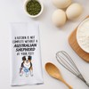 PWHAOO Australian Shepherd Kitchen Towel A Kitchen is Not Complete