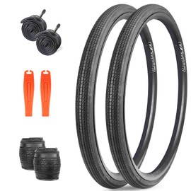 ZUKKA 700C Bike Tires 700×28C/32C/ 35CRoad Bike Tire with 2 Tire Levers Folding Bicycle Tire for Road Bike, Hybrid Bike (700×35C, 2 Tire+2 Tubes+Levers)
