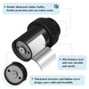 Door Stoppers, 6 Pack Black Door Stops Heavy Duty Stainless