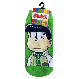 Small Planet Osomatsu-san Women's Socks Choromatsu PE1002J Green