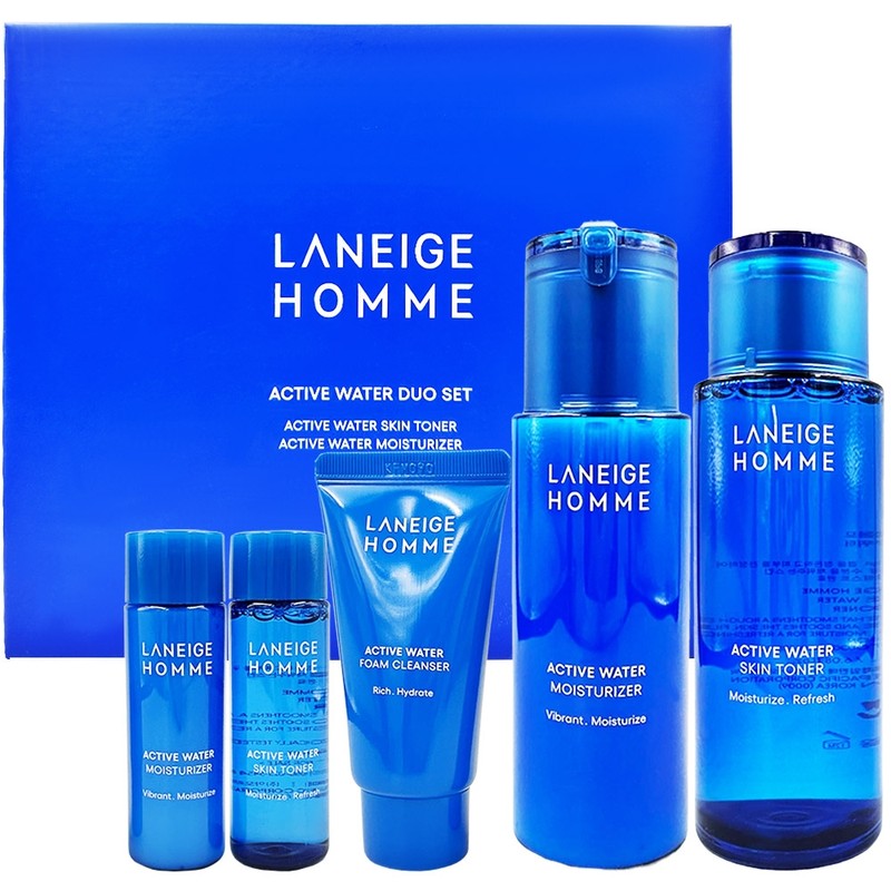 2-piece set Laneige Homme Actiz Water Skin + Lotion Men's