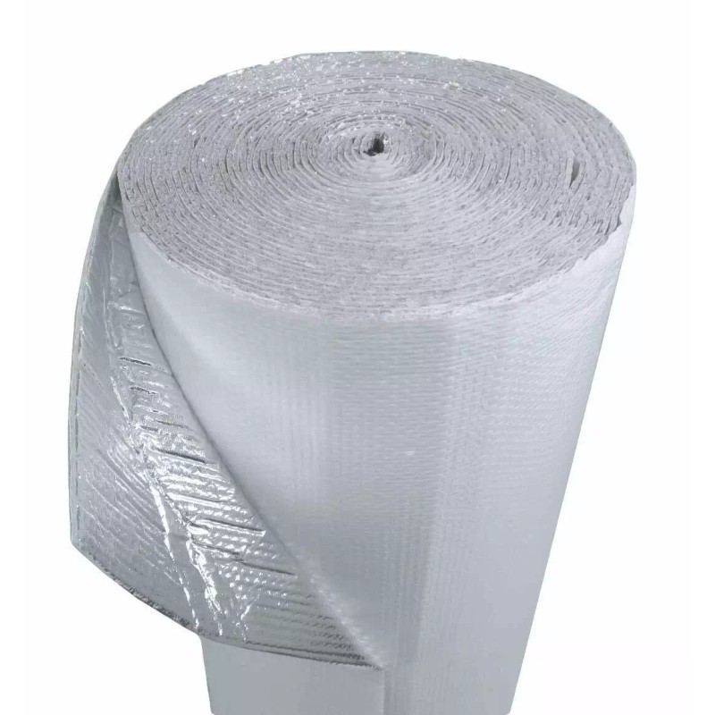 IES 12X5 White / FOIL Reflective Spiral Duct Wrap HVAC