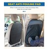Flaconi 2PCS Car Seat Protector,Kick Mats Back Seat Protector,Back Seat