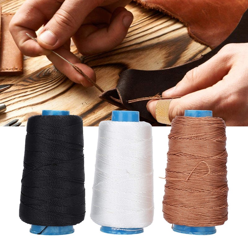 Sewing Thread for Leather, Denim, Hair Weave Bonded Nylon, High