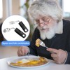 Ssiyiya 2Pcs Disability Aids Cutlery Sets Bendable Spoons Fork Easy