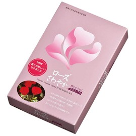 梅栄堂のお線香 ローズさわやか 短寸平型バラ詰