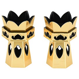 [Buddhist Altar Hasegawa] Flower Offering Honganji Jodo Shinshu Honganji School Nishi Hakusu Honganji Honganji School Hexagon Total Gold Total Transparent 2.5