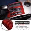Aunginsy Center Console Gear Shift Panel Cover Cup Holder Trim