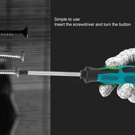 Set of 4 U-type screwdrivers M1.7 / M2.0 / M2.3 / M2.6 U type magnetic screwdriver, CRV multifunctional hand tool, professional screwdriver set for attaching and loosening stuck